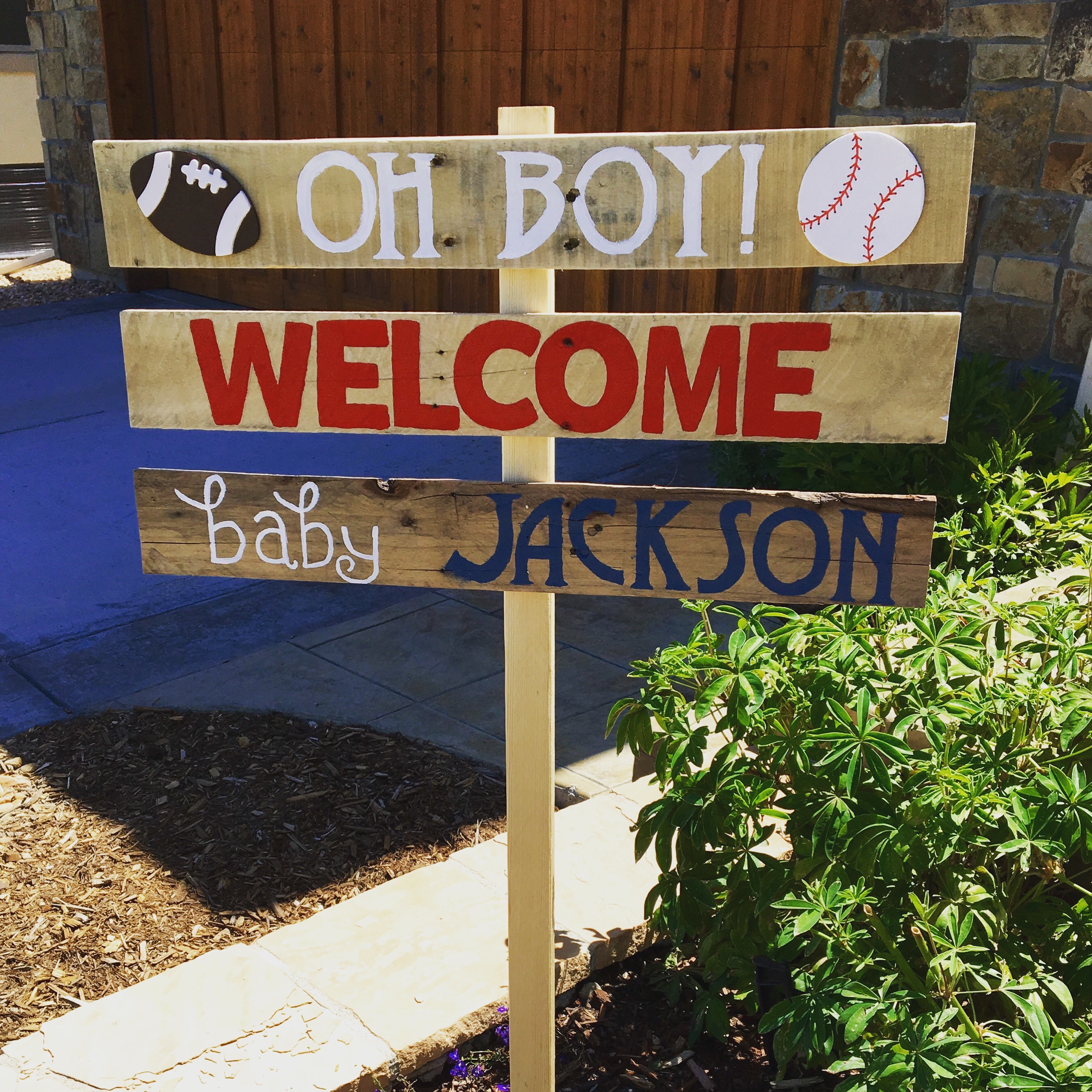 sports baby shower centerpieces